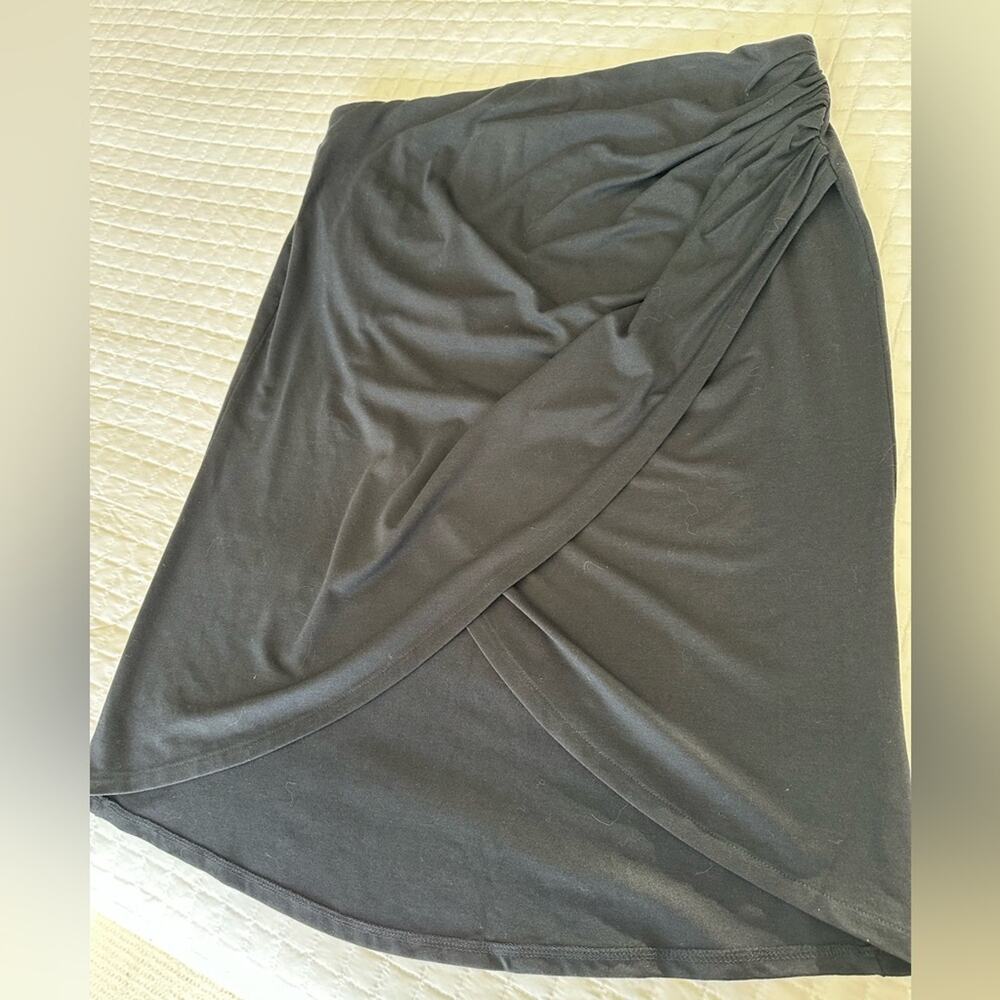 Open Edit Midi faux wrap skirt, size XL